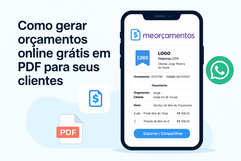 ferramenta gratuita para criar orçamentos online grátis